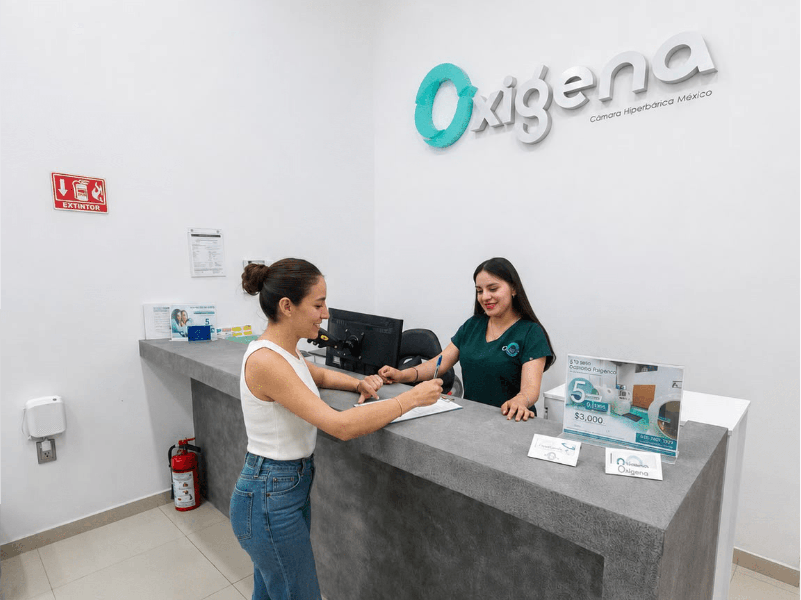 1 Contamos con personal profesional Oxigena