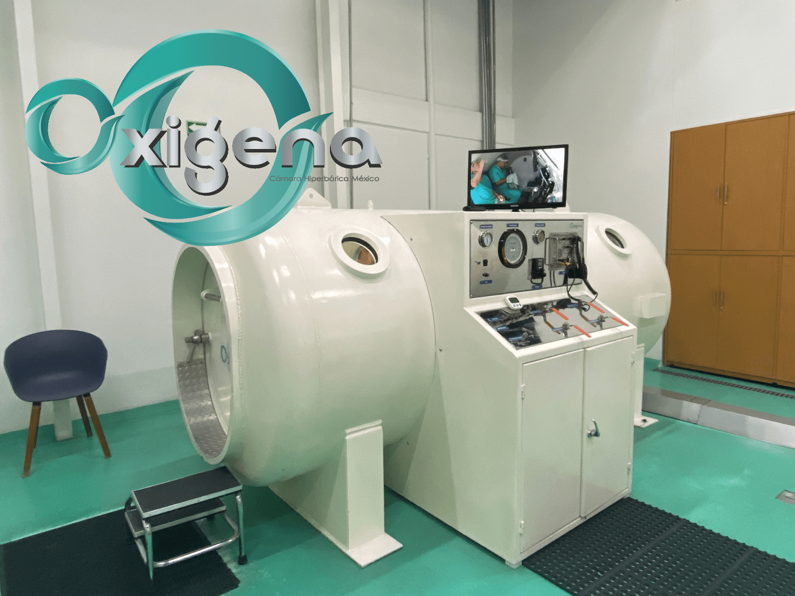 4 Camáras de grado medico Oxigena