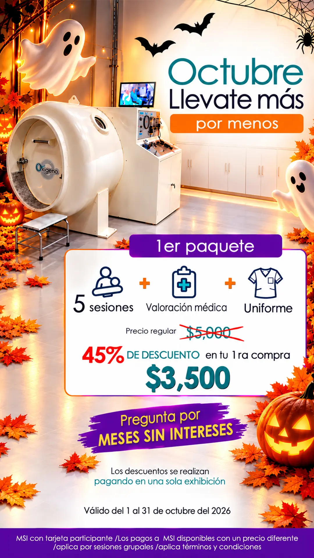 promocion 2 camaras hiperbaricas