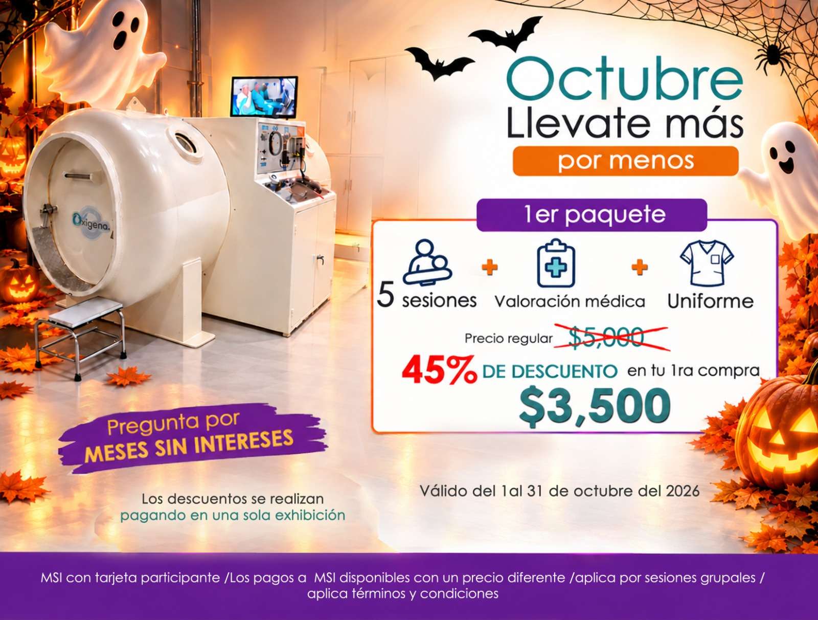promocion camara hiperbarica